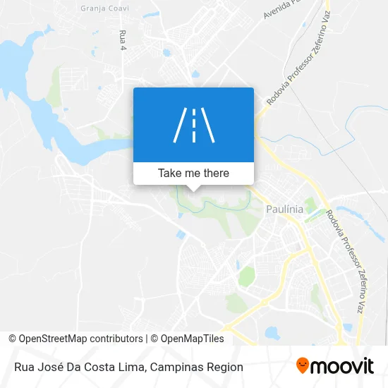 Rua José Da Costa Lima map