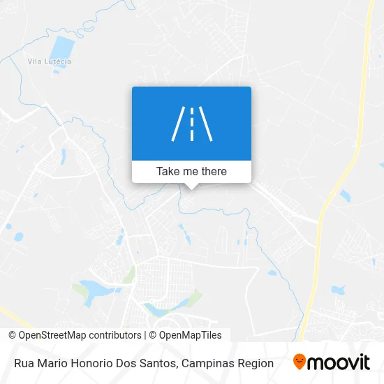 Rua Mario Honorio Dos Santos map