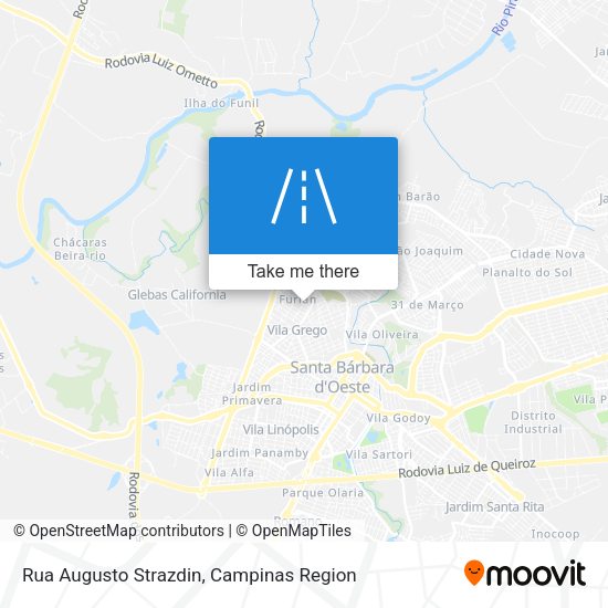 Rua Augusto Strazdin map
