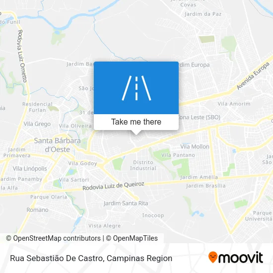 Rua Sebastião De Castro map