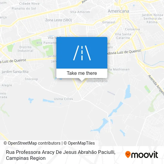 Rua Professora Aracy De Jesus Abrahão Paciulli map