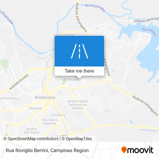 Rua Roviglio Bertini map