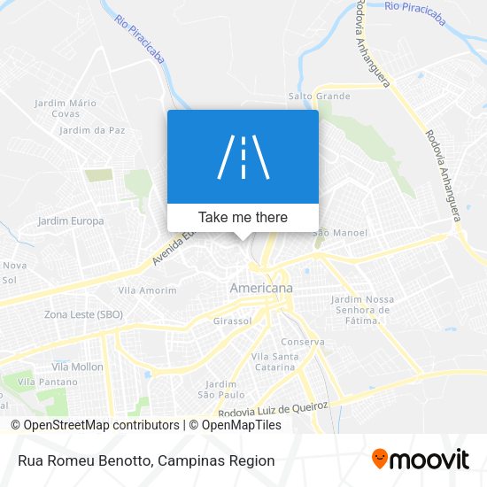 Rua Romeu Benotto map