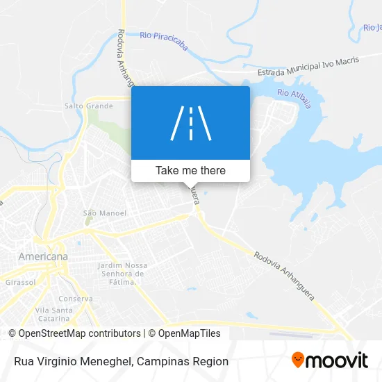 Rua Virginio Meneghel map