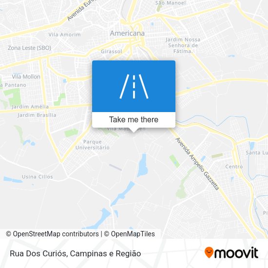 Rua Dos Curiós map