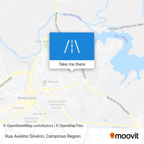 Rua Avelino Silvério map