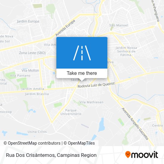 Rua Dos Crisântemos map