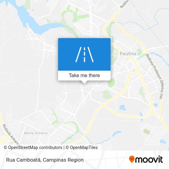 Rua Camboatã map