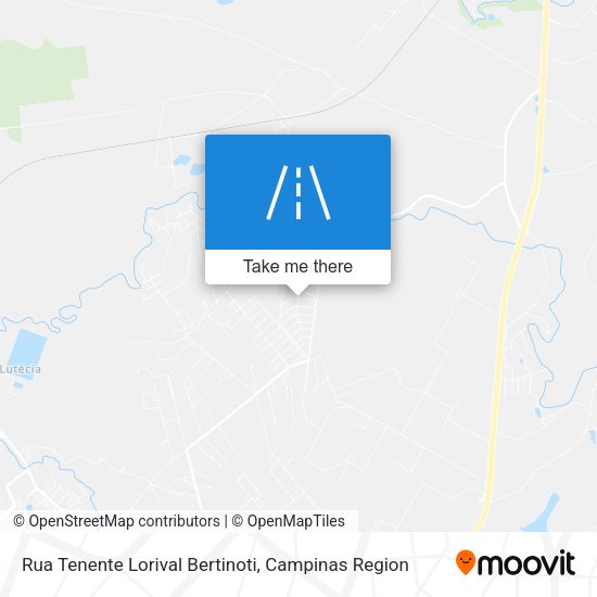 Rua Tenente Lorival Bertinoti map