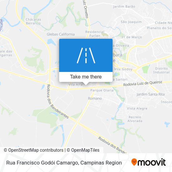 Rua Francisco Godói Camargo map