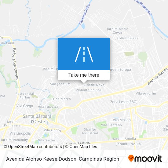 Avenida Alonso Keese Dodson map