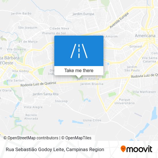 Rua Sebastião Godoy Leite map