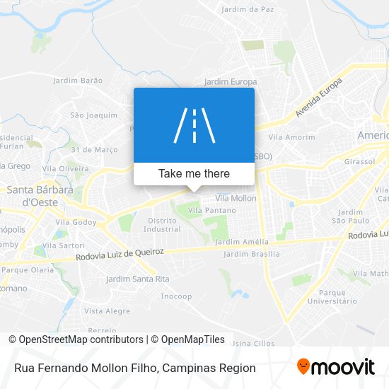 Rua Fernando Mollon Filho map