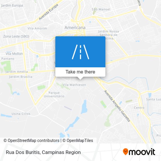 Rua Dos Buritís map