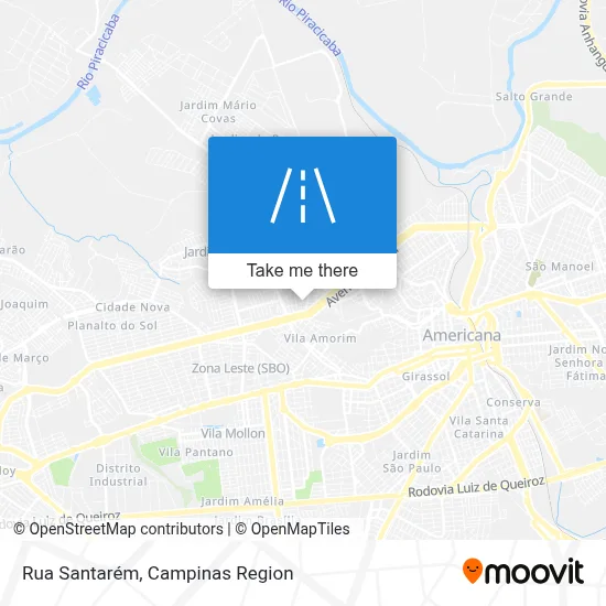 Rua Santarém map