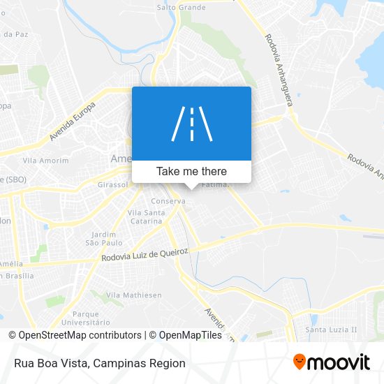 Rua Boa Vista map