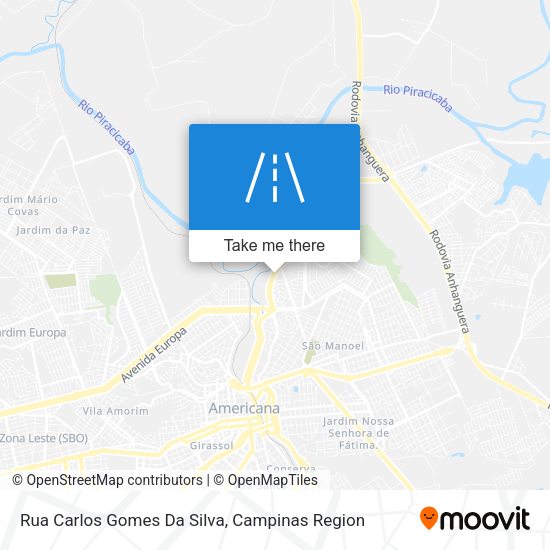 Rua Carlos Gomes Da Silva map