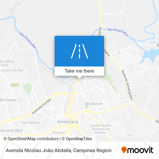 Avenida Nicolau João Abdalla map