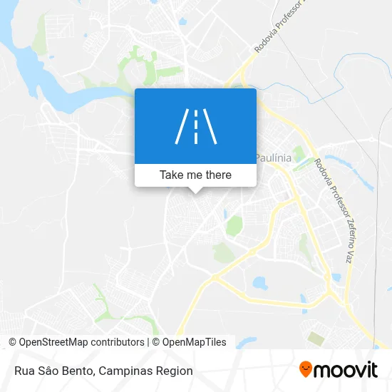 Rua Sâo Bento map