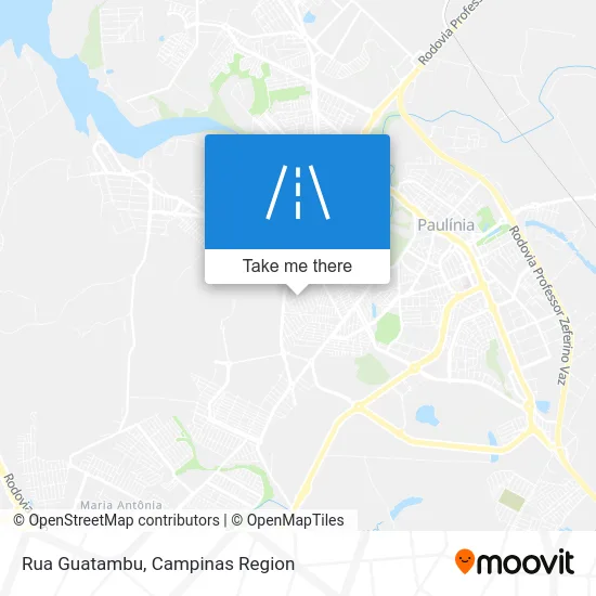 Rua Guatambu map