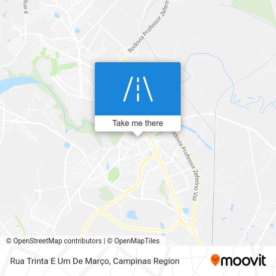 Rua Trinta E Um De Março map