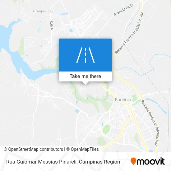 Rua Guiomar Messias Pinareli map