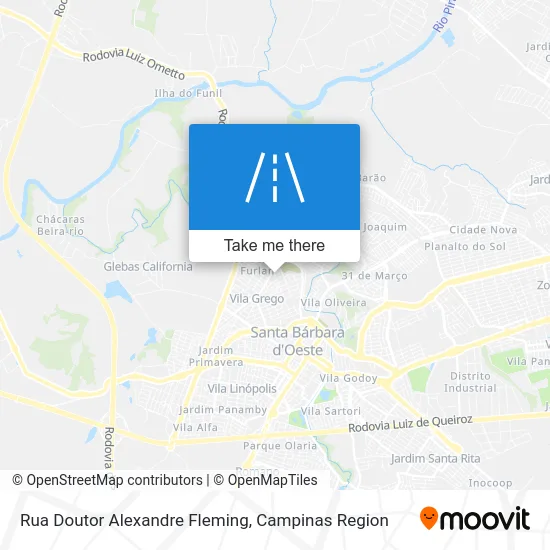 Rua Doutor Alexandre Fleming map