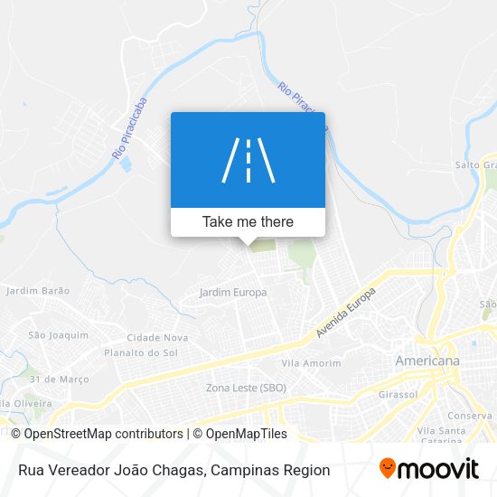 Rua Vereador João Chagas map