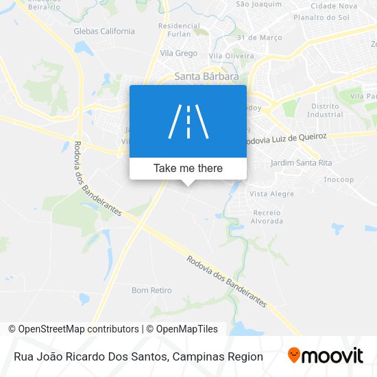 Rua João Ricardo Dos Santos map