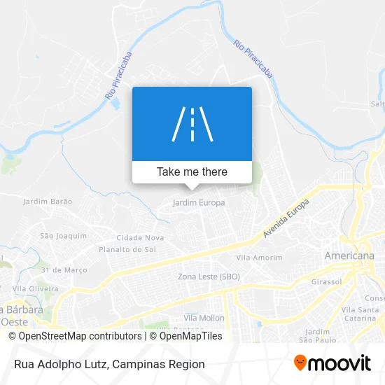 Rua Adolpho Lutz map