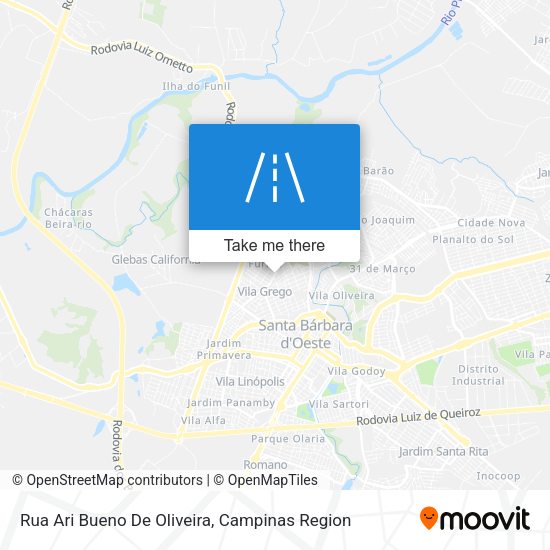 Rua Ari Bueno De Oliveira map