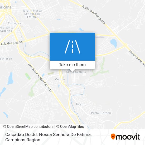 Calçadão Do Jd. Nossa Senhora De Fátima map