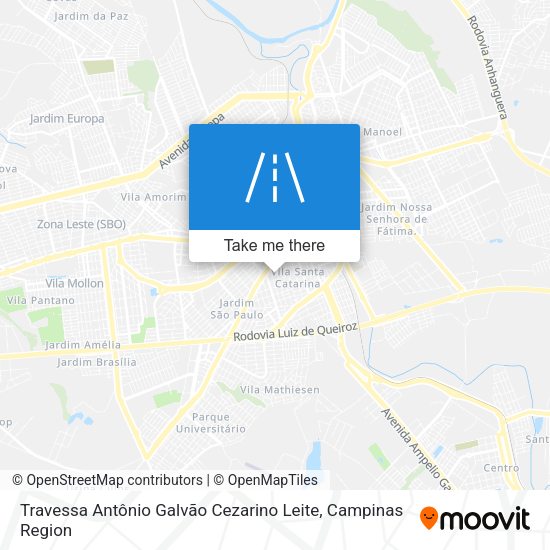 Travessa Antônio Galvão Cezarino Leite map