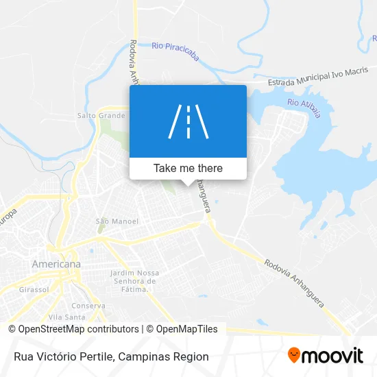 Rua Victório Pertile map