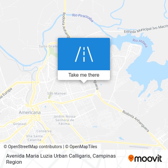 Avenida Maria Luzia Urban Calligaris map