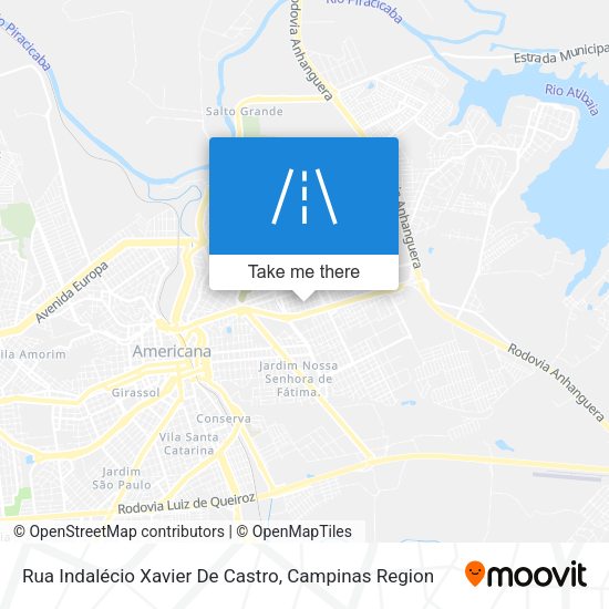 Rua Indalécio Xavier De Castro map