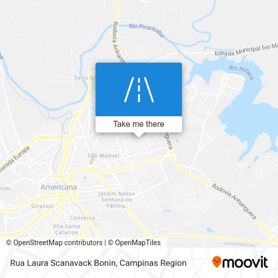 Rua Laura Scanavack Bonin map