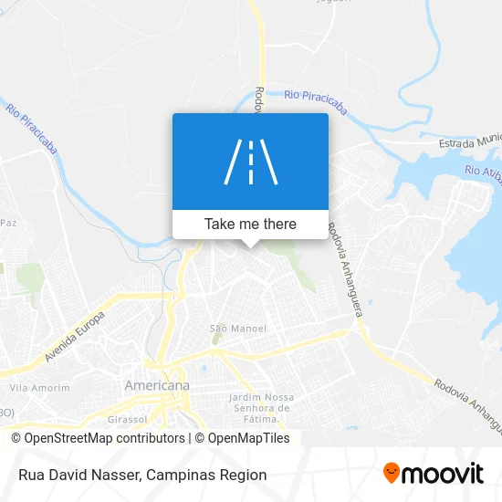 Rua David Nasser map