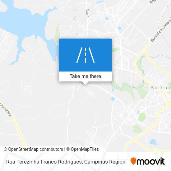 Rua Terezinha Franco Rodrigues map