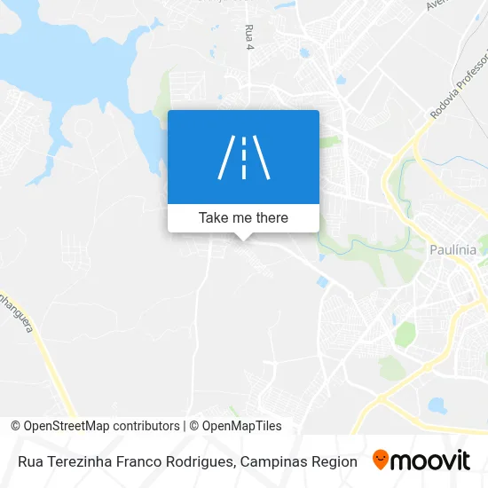Rua Terezinha Franco Rodrigues map