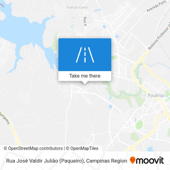 Rua José Valdir Julião (Paqueiro) map