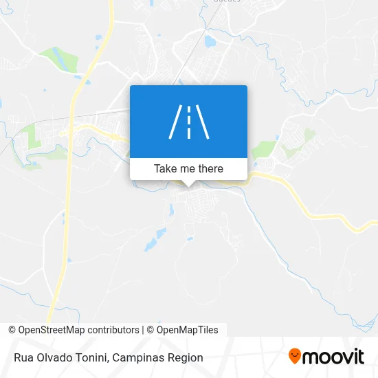 Rua Olvado Tonini map