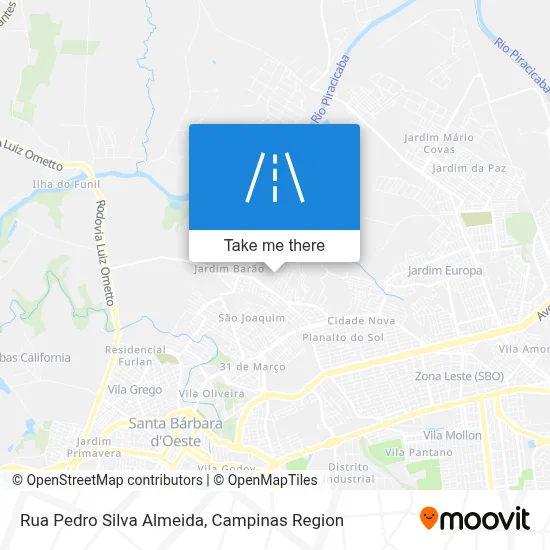 Rua Pedro Silva Almeida map