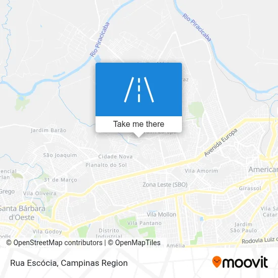 Rua Escócia map