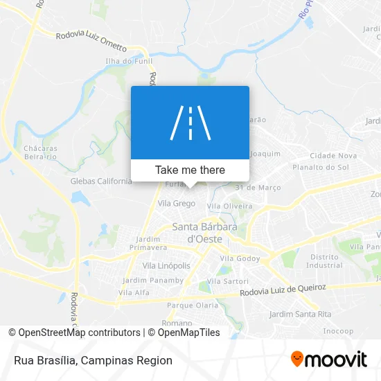Rua Brasília map