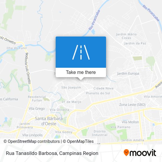 Rua Tanasildo Barbosa map