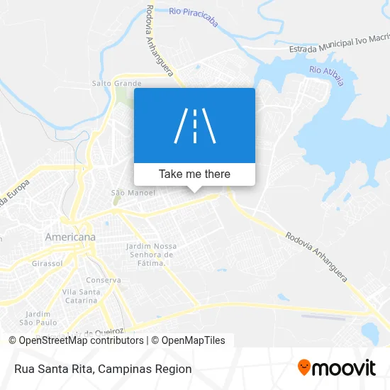 Rua Santa Rita map