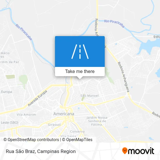 Rua São Braz map