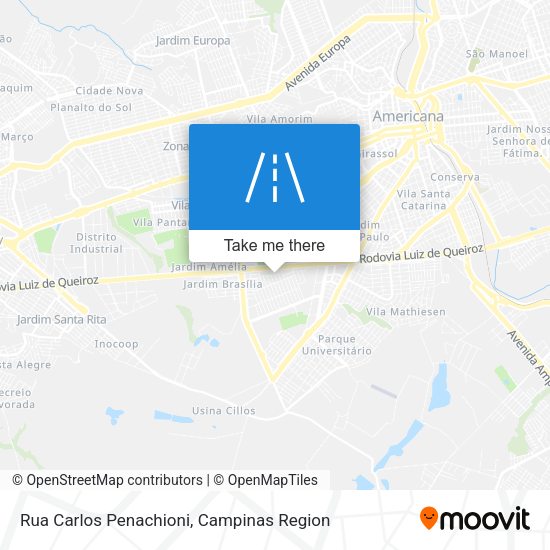 Rua Carlos Penachioni map