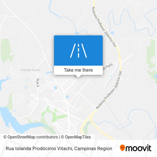 Rua Iolanda Prodócimo Vitachi map